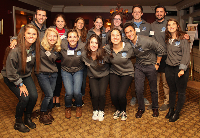 The 2016 Northwestern University Dance Marathon Executive Board gives their time and talent to support Evanston. 