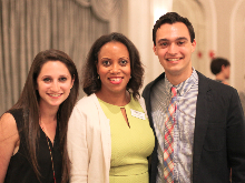 Monique B. Jones with NUDM 2017 Executive Co-Chairs Jenny Halpern and Ian Pappas